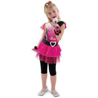 Barbie Rockin Diva Pop Star Costume 80s Girls Dress Capri Pants