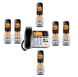 1788 6 Complete Home / Office Cordless Phone System w 6 Handsets