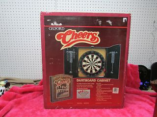 Cheers The Bar, Dart Board Game In Cabinet, w Baseball On Back, L&R