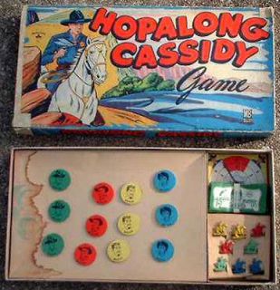 HOPALONG CASSIDY   Classic 1950 TV Western Game, Playable but Selling
