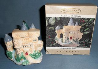 Hallmark 1995 European Castle Teapot Orn Keepsake Invitation to Tea