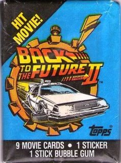 Back to the Future (sealed) wax pack