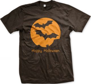 Happy Halloween Bats  Spooky Superstitious Horror Monster Dark  Mens