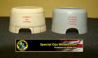 48 Special Ops Models resin set for C 47 cowlings for Trumpeter kit