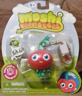 Moshi Monsters Moshling LUVLI Keychain + Bonus Meowford Charmling