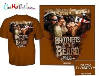 Authentic Duck Dynasty Brothers of the Beard Shirt Si Phil Jase Willie