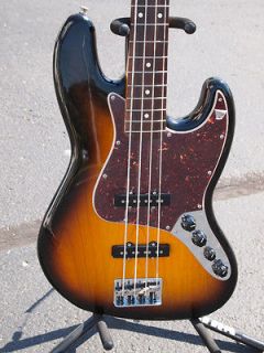 NOS* 2005 Fender Power Jazz Bass J Bass Electric Bass Guitar Sunburst