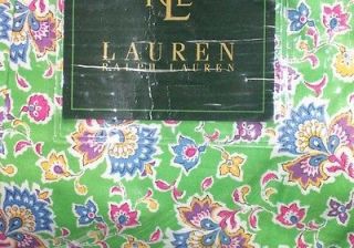 Ralph Lauren HAMPTON BEACH CLUB Paisley Bed skirt Queen