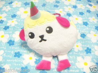 White Mameshiba x Kyary Pamyu Pamyu Plush Pouch / Japan TAITO Game Toy