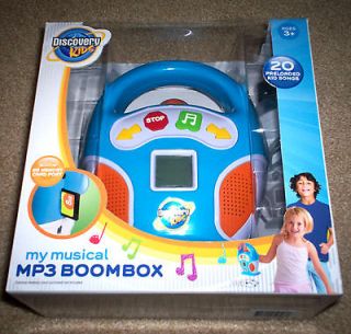 New Discovery Kids  Musical Player Boombox USB Cable 20 Songs Music