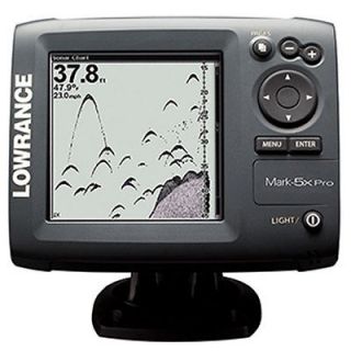 New Lowrance Mark 5x Pro Dual Frequency Fishfinder Trackback Feature
