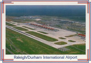 Raleigh Durham International Airport North Carolina Postcard