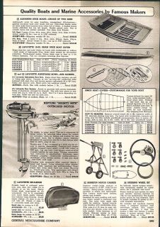 1956 57 AD Neptune Outboard Motor Michell Shakespeare Fishing Kits
