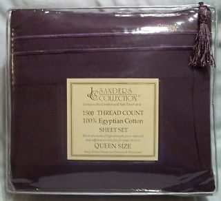 1500 TC THREAD COUNT LUXURY EGYPTIAN COTTON SHEET SET QUEEN SIZE