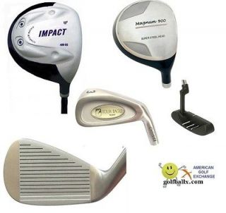 SIZE MAGNUM TOUR EAGLE GOLF CLUBS w/OS DRIVER&UTILITY WD FREE PUTTER