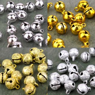 Mixed colors Copper Jingle Bells Craft Beads (Nickle free 6MM 8MM 10MM