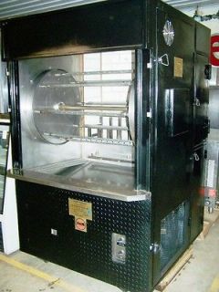Combination Fuel Gas/wood/charc oal Rotisserie