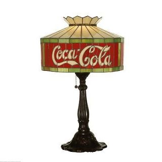 Meyda Tiffany 24.5 H Coca Cola Table Lamp 74067