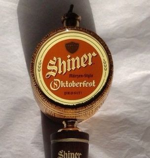Shiner Bock Beer Oktoberfest Barrel Tap Handle Keg Knob TX Mint New