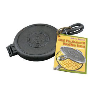 Rome Old Fashioned Waffle Iron Cast Iron Camping Cookout Outdoor