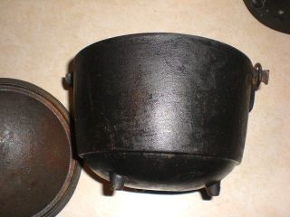 cast iron bean pot