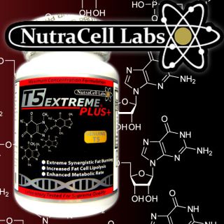T5 EXTREME PLUS+ STRONGEST UK FAT BURNER & SLIMMING PILLS NUTRACELL