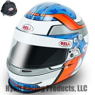 Bell GP.2 Racing Helmet Snell/FIA CMR2007   All Sizes / Blue Kinetic