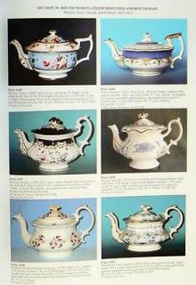 DIRECTORY OF BRITISH TEAPOTS. 18th & 19th century. 2,106 Teapots in