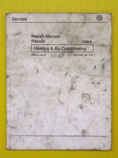 1995 95 VW Passat Heating & A/C Service Repair Manual +