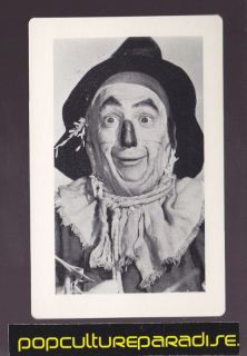 RAY BOLGER Wizard of Oz Film MGM MOVIE TRIVIA GAME CARD