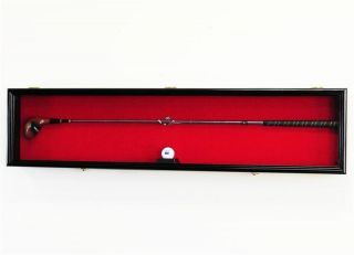Golf Club & Ball Putter Display Case Cabinet Rack UV