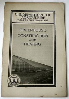 Construction and Heating 1923 Good by James H. Beattie Garden Farming
