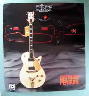 BATMAN BATMOBILE PENGUIN GRETSCH GUITAR POSTER 1993 #1