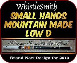 Mountain Made Low D Whistle • Jet Black • #21 of Series • Made