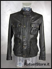 BELSTAFF Mens Jacket 713583 New Brad Jkt Man Antique Black Leather