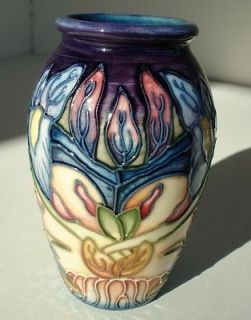 MOORCROFT Limited Edition GENEVA Vase #68/500 Philip Gibson 4.5H x 2