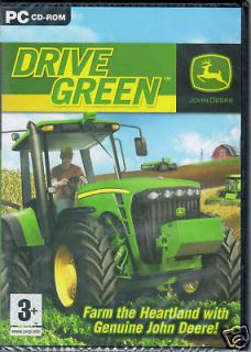 JOHN DEERE GREEN DRIVE NEW SEALED PC FARMING SIM GAME