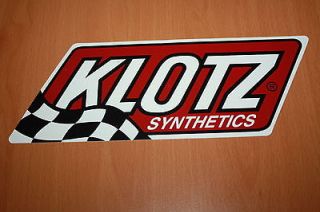 Klotz Oil   Racing, Sticker, Decal   9.5 x 3.25