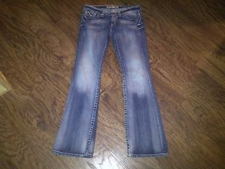Big Star The Buckle Sweet Ultra Low Rise Jeans Distressed Womens 29L