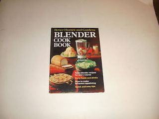Better Homes and Gardens Blender Cook Book (1971, Ha