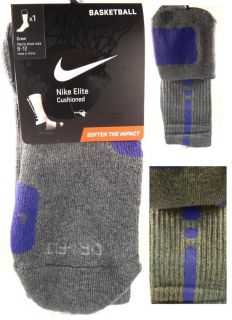 Nike Dri Fit Elite Crew Socks Basketball Football Size L SX3693 057