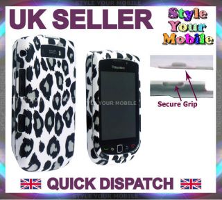 FOR BLACKBERRY TORCH 9800 9810 LEOPARD PRINT FRONT & BACK PROTECTION