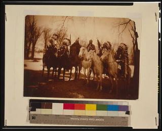 Plume,Buckskin Charley,Geroni mo,Quanah Parker,Hllow Horn Bear,c1900