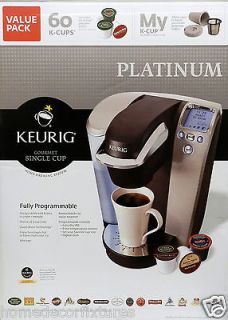 Keurig Platinum B70 Gourmet Single Cup Bundle Plus 60 K Cups and