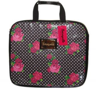 BETSEYVILLE by BETSEY JOHNSON Laptop Case SEQUIN New NWT roses