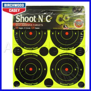 Birchwood Casey 3 Shoot N C Stick on Shooting Targets   (48 + 120