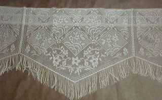 Valance Oxford House Ivory Chantilly Victorian 60W x 16L NWT Made in