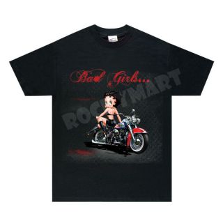 Betty Boop Bad Girl T Shirt Classic TV Character (Sizes SM   XL)