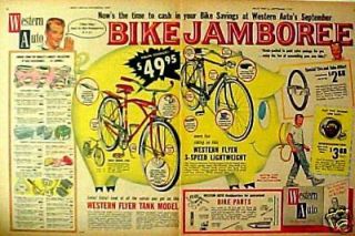 1967 WESTERN AUTO Bicycle Accessory Jamboree ad
