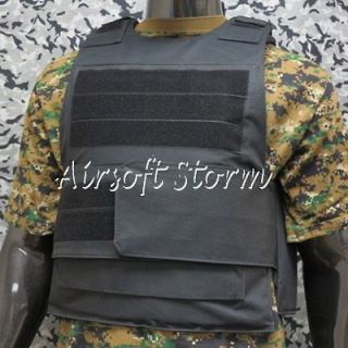 Black Hawk Down Body Armor Plate Tactical Carrier Vest Black